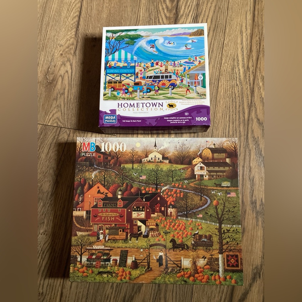 2 Hometown Collection 1000-Piece Jigsaw Puzzle - Multicolor & Charles Wysockts